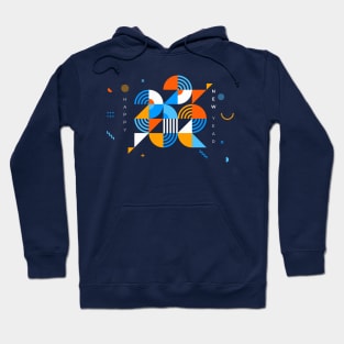 Happy New Year 2022 // Modern Geometric Design Hoodie